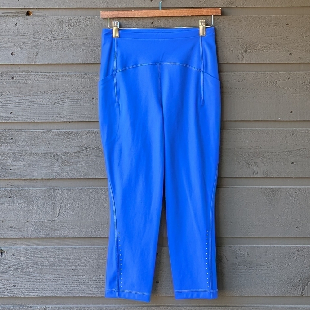 Lululemon Swift Speed High-Rise Crop 21" Blazer Blue Tone Size 6